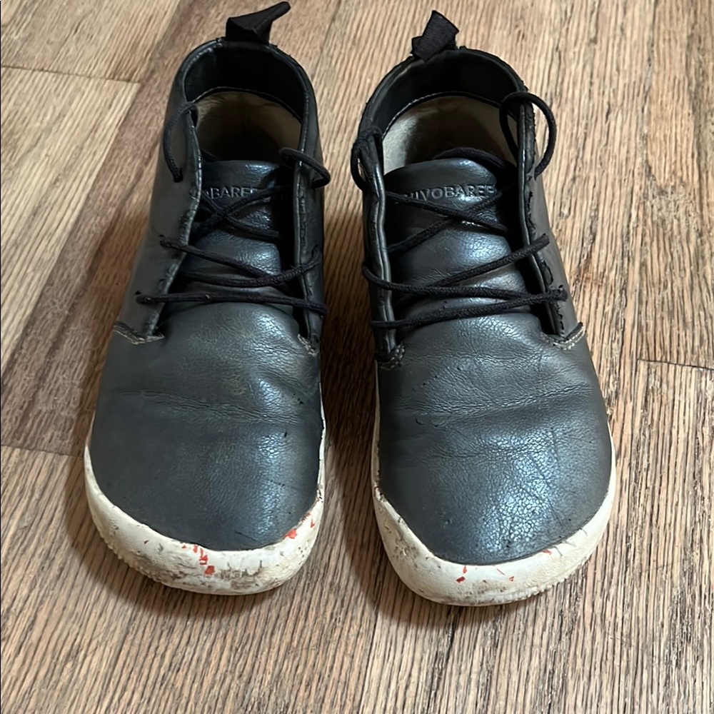 Vivo Barefoot Kids Boots - Black and White